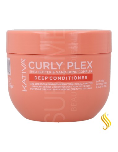 Kativa Curly Plex Deep Acondicionador 450 ml